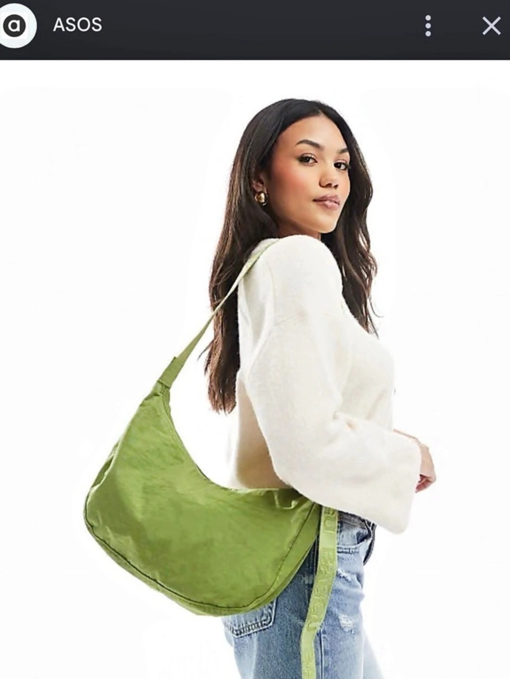 BAGGU Green Crescent Bag - Picture 6 of 10